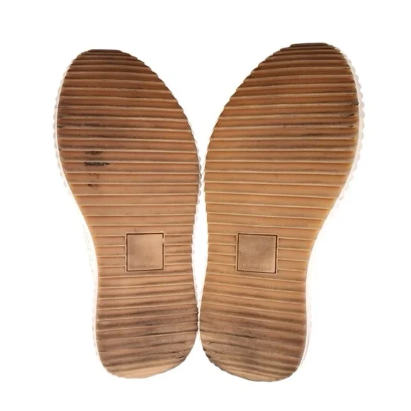 DOLCE VITA Dannis Cream Sneakers Shoes Woven Stitching 8M Casual Modern Platform - Picture 15 of 16